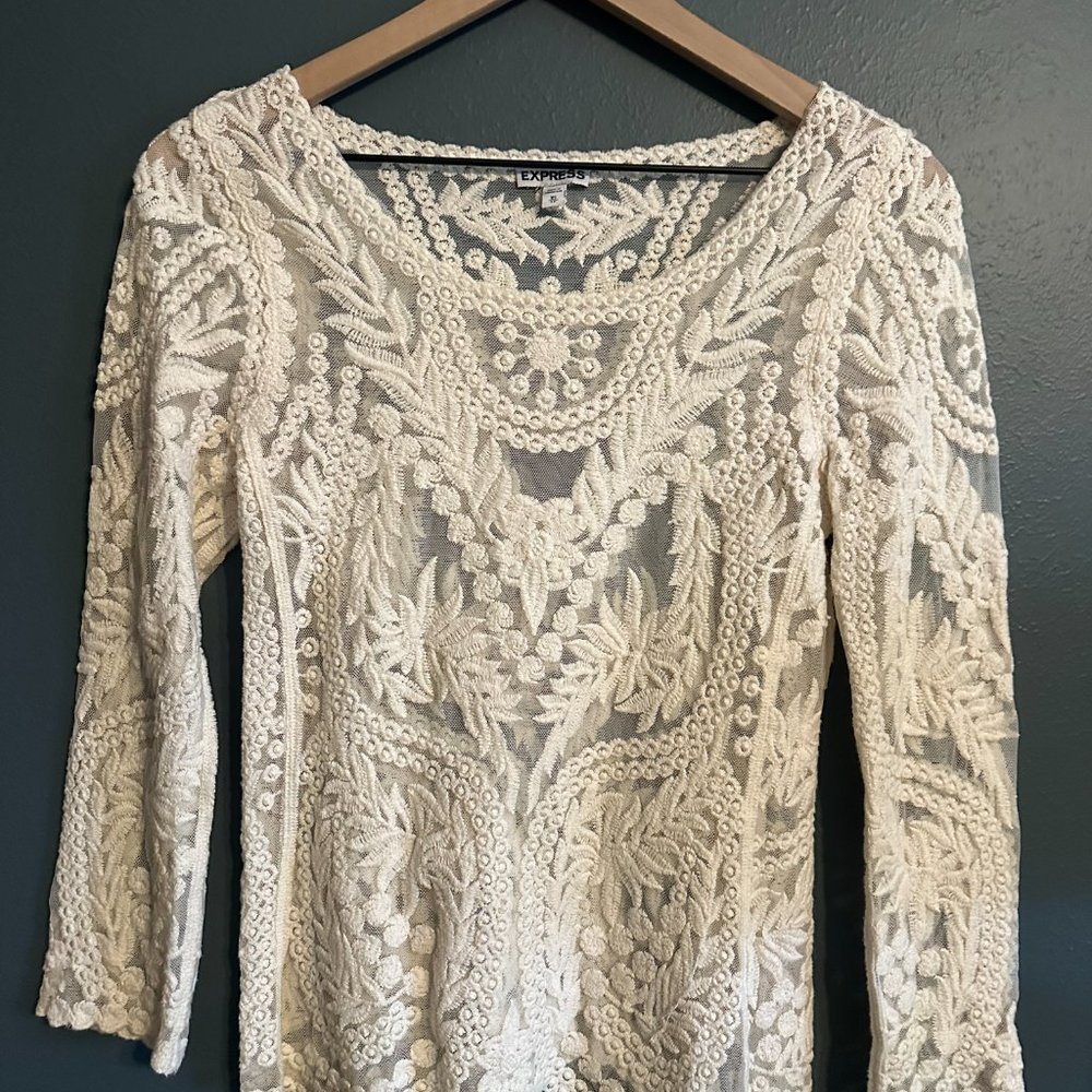 Express women's XS Lace top